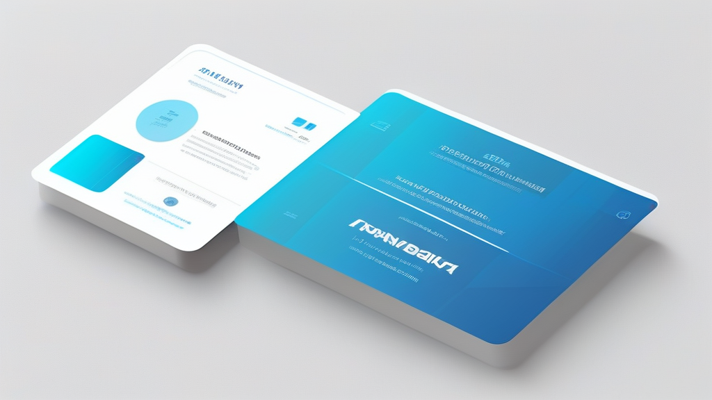 英語名刺のレイアウトと表記ルールのイメージ