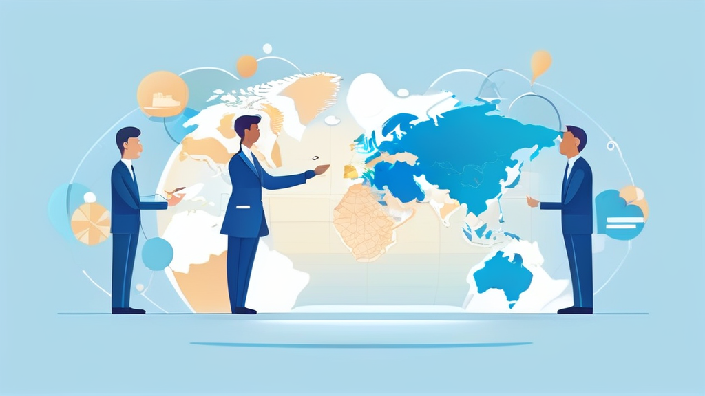 英語名刺が必要になるグローバルビジネスシーンのイメージ