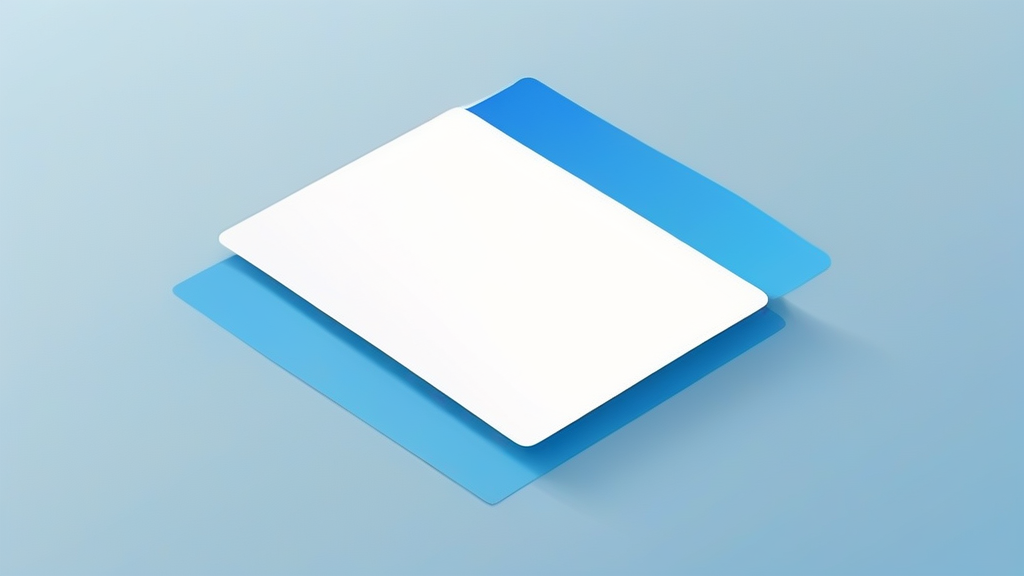 名刺の裏面が未活用のまま白紙になっているイメージ