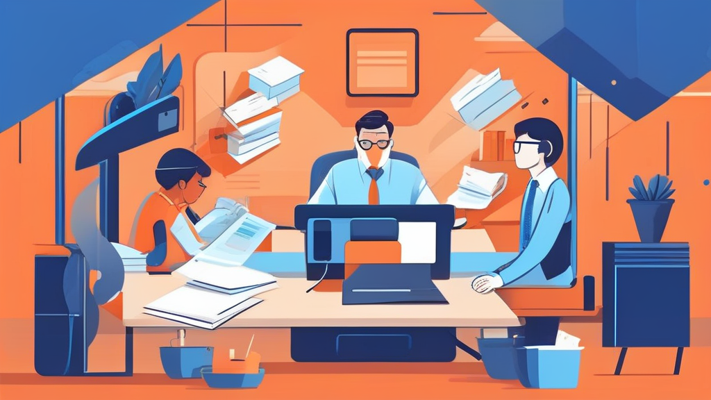 名刺発注が属人化する原因のイメージ