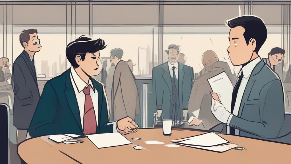 名刺切れによるビジネスリスクのイメージ